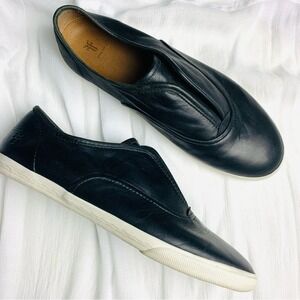 Frye Black Slip On Casual Sneakers
